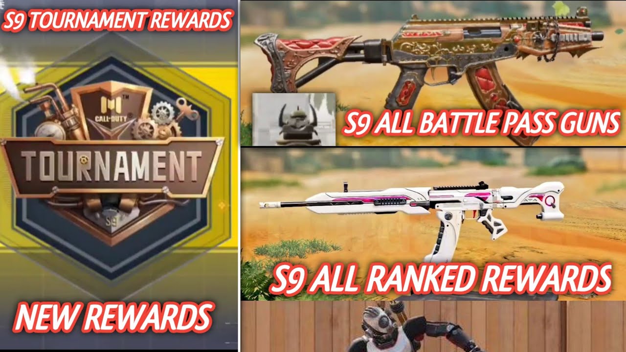 Season 9 New Tournament & All Ranked Rewards + All Battle pass