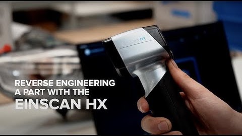 Reverse Engineering a part with the Einscan HX and the Photocentric Magna