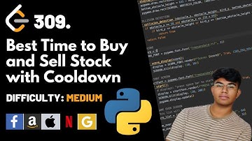 Best Time to Buy and Sell Stock with Cooldown | Leet code 309 | Theory + Python code