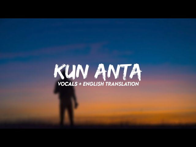 Kun Anta | Vocals Only - Without Music | Slow u0026 Reverb - English Lyrics + Translation | Hamood class=