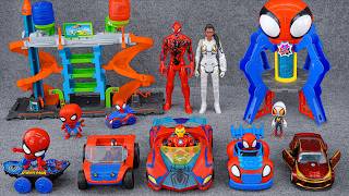 Marvel Spiderman Toys Unboxing Review | Marvel Spiderman Collection Toys | Web-Spinners Web-Quarters