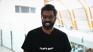 Romesh Ranganathan visits Teenage Cancer Trust unit