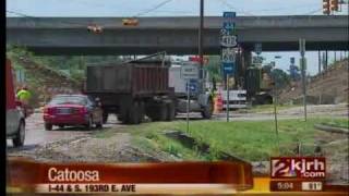 I-44 bridge demo underway