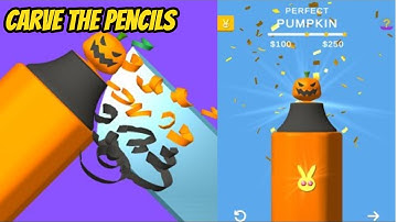 Carve The Pencil Game All Levels Gameplay Walkthrough Part 1 | (IOS - Android)