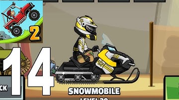 Hill Climb Racing 2 - SNOWMOBILE  Gameplay Walkthrough Part 14 (iOs, android)