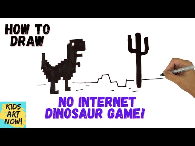 How to play the T-Rex dinosaur game without disconnecting from the internet  - Quora