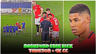 Rashford Free Kick vs Chelsea - Best 4k Clips + CC High Quality For Editing 🤙💥 #part2