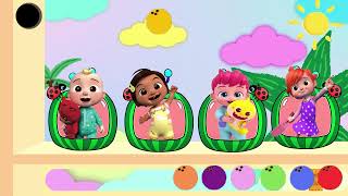 Baby Shark Learns Colors | CoComelon Rainbow Nursery Rhymes & Kids Songs #20