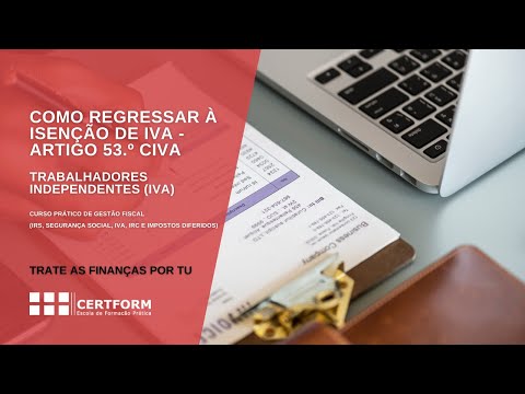 Vídeo: Como Solicitar Isenção De IVA