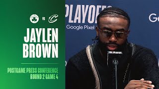 Jaylen Brown Postgame Press Conference | Round 2 Game 4 at Cleveland Cavaliers