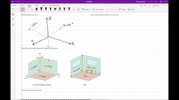 Math 212 GH Lecture 20 - The 3D Coordinate System and Intro to Vectors