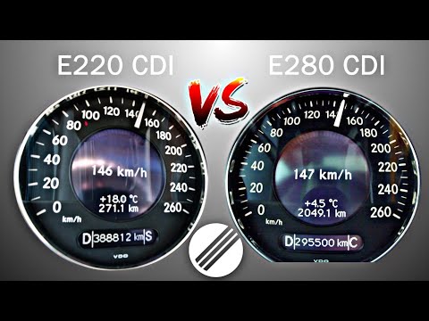 Mercedes W211 E220 CDI vs. Mercedes W211 E280 CDI 🚘vs🚖