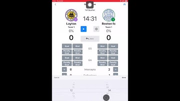 QS Netball app: How to modify the clock