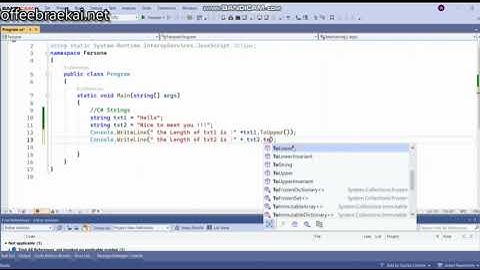 C# String data type Part1  نوع البيانات النصي في لغة السي شارب الجزء الأول