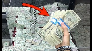 WON STACKS OF CASH FROM MONEY CLAW MACHINE! | JOYSTICK