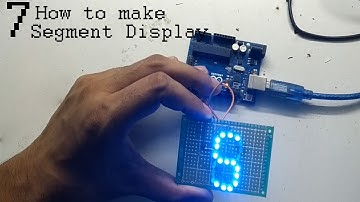 #EB-33 How to make 7 Segment Display using LED | 7 segment display | LEd Display | Earthbondon