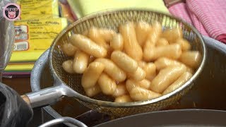 인천 신포시장, 찹쌀 현미유과 / Popular Snacks in Korea, Fried Glutinous Rice Crackers - Korean Street Food
