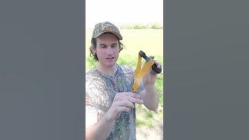 Thumbnail of How powerful is a slingshot? #hunting #slingshot #shorts