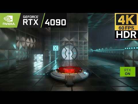 Portal with RTX #1 ☆ 4K HDR ☆ Обзор и прохождение обновленного Портала на 4090 | Портал с ртх