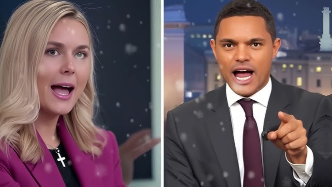 Karoline Leavitt Clashes with Trevor Noah Live on TV! - YouTube