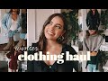 TRY ON CLOTHING HAUL | Fall to Winter Transition