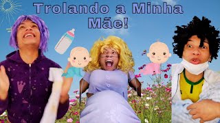 Trollei Minha Mãe/ Namorada Grávida! "Hora do PARTO" Biel Gen