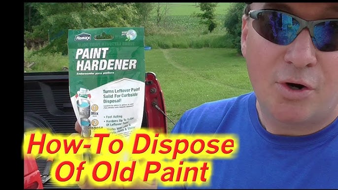 Testing 6 EASY ways to DRY Paint Cans For Disposal (How To Harden