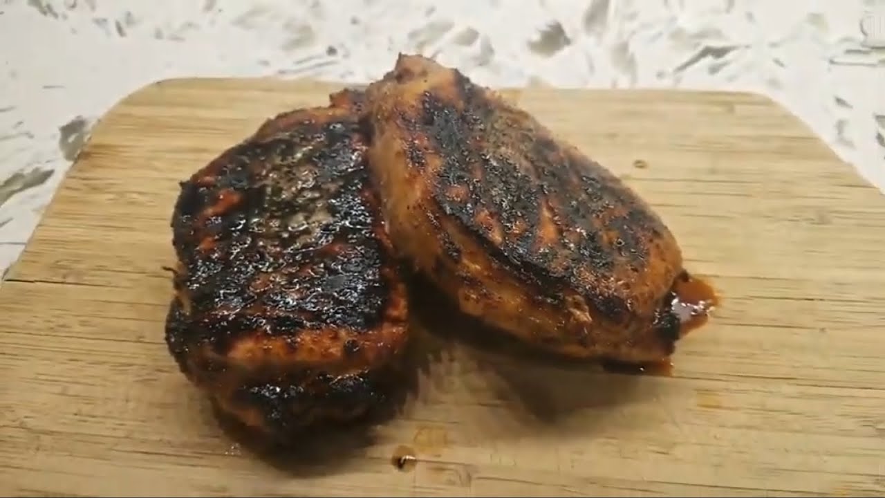 Honey, soy, Worcestershire sauce glazed grilled pork chops YouTube