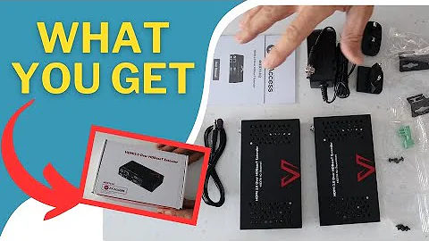 AV Access HDBaseT HDMI Extender - What's Included?