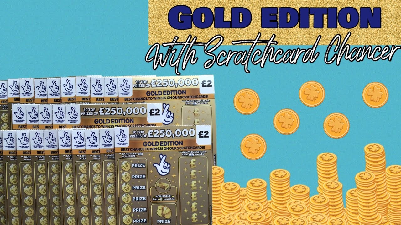 😊 Gold edition 💷 National Lottery uk 💷 £2 scratch cards 💷 with Scratchcard Chancer 😊
