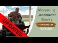 How to sharpen lawnmower blades updated