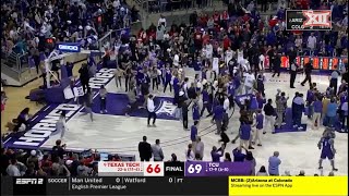 No. 9 Texas Tech vs TCU Men's Basketball Highlights