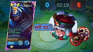 RUBY THINKS THEY ALREADY WON!? JOHNSON BEST BUILD| MOBILE LEGENDS JOHNSON 2023