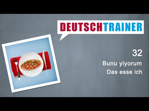 Yeni başlayanlar için Almanca (A1/A2) | Deutschtrainer: Bunu yiyorum