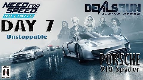 Need For Speed: No Limits | PORSCHE 918 Spyder (Day 7) | NFSNL Devil