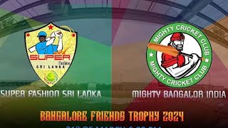 Super Fashion Sri Lanka Vs Mighty Bangalore India Match Full Highlights | Cricket Highlights screenshot 5