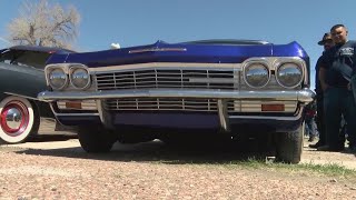 Lowrider community gathers in Española, expressing their sentiment for classic cars