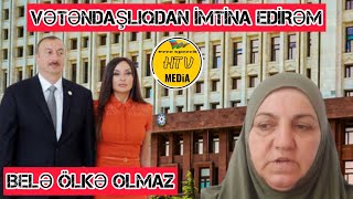 İlham Əliyev Canımı Boğazıma Yığmısınız - Vətəndaş Od Püskürdü