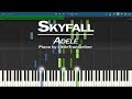 Adele - Skyfall (Piano Cover) Synthesia Tutorial by LittleTranscriber