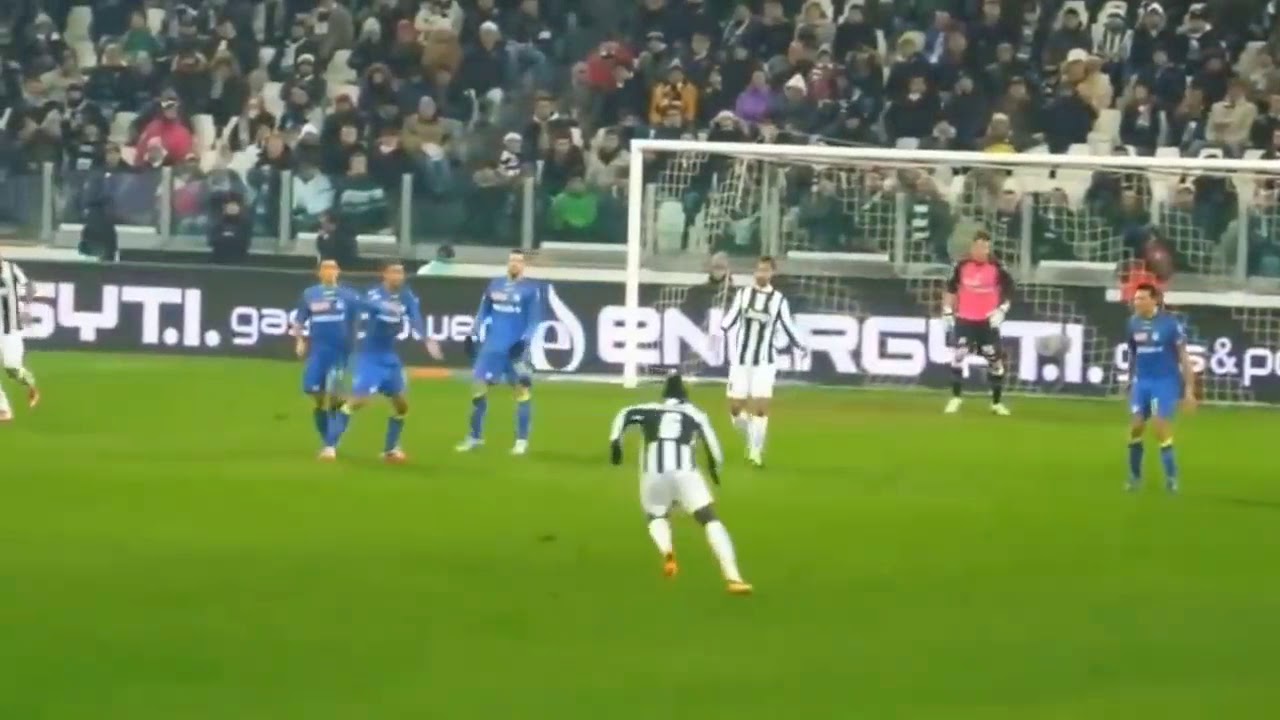 Pogba's volley goal for Juventus