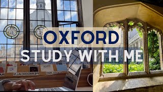 3HOUR STUDY WITH ME | 60/10 Pomodoro | Bodleian Old Library | University of Oxford | Library sounds