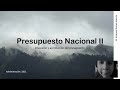 04 Discusión y aprobación del presupuesto