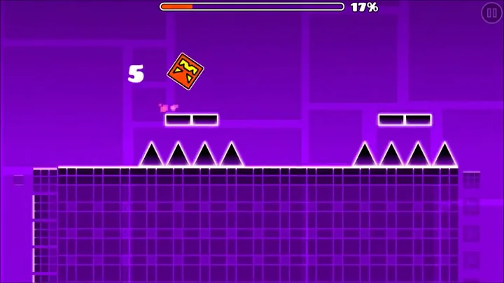 Stereo Madness completed in 24 clicks [WORLD RECORD]