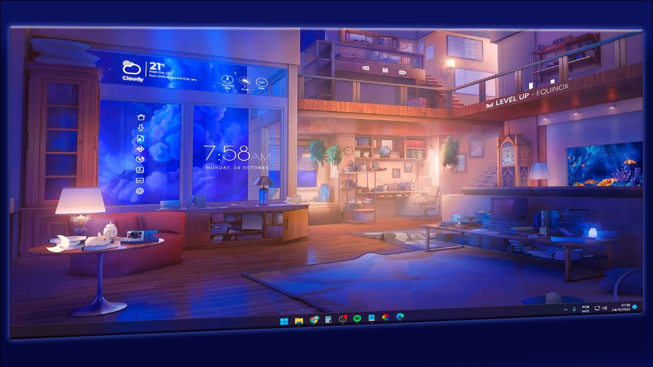 O papel de parede animado mais INCRÍVEL que você já viu! Windows 11 ...