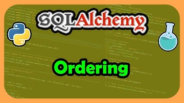 Python SQLAlchemy ORM -  Ordering Data