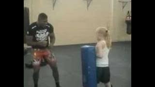 Alistair Overeem Leg Kick To A Young Girl
