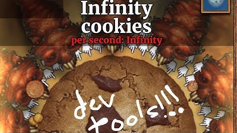 How to get INFINITE COOKIES in Cookie Clicker🤯😎🍪🍪⌨️