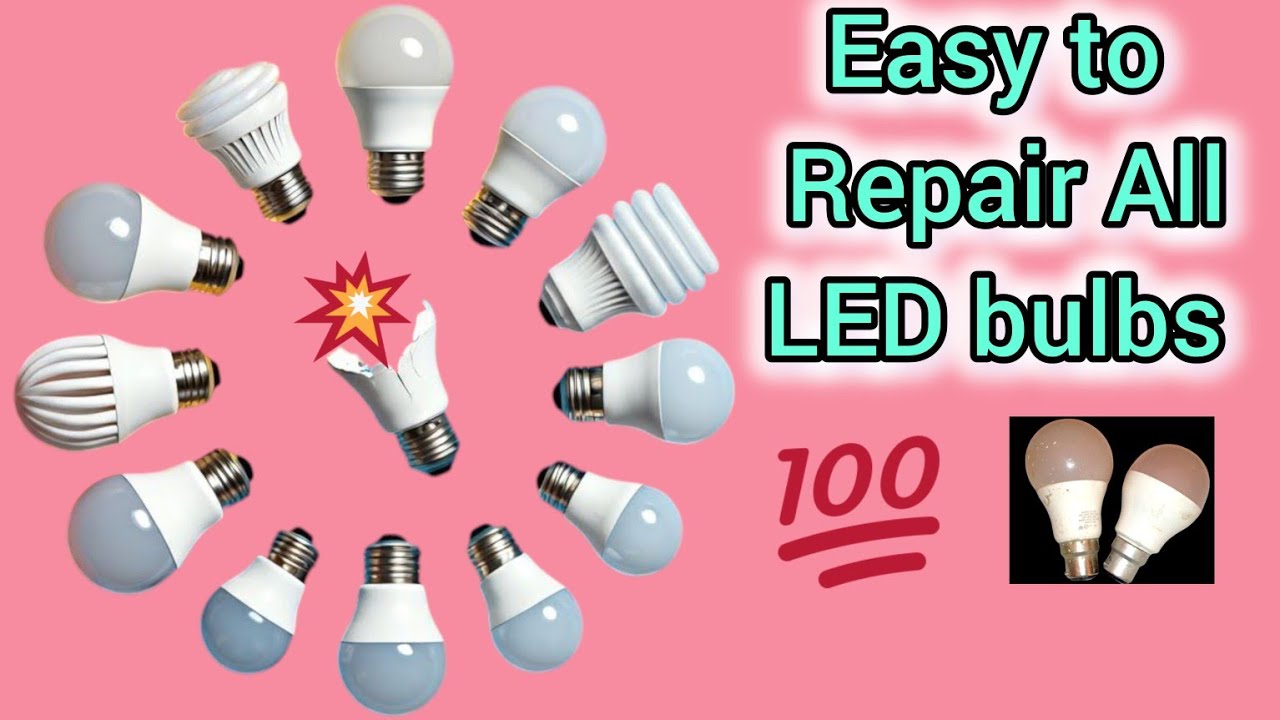 Problems Bulb Led bulb repair blinking problem 👉 Led bulb Repairing - YouTube
