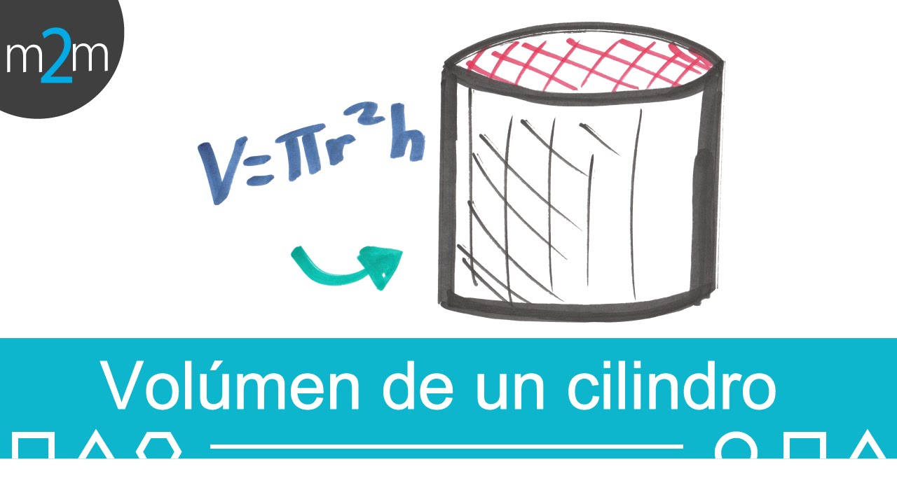 Como calcular el volumen de un cilindro