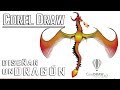 Herramienta Mezcla en Corel Draw - Diseñar un Dragón